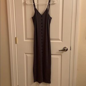 🦋VICI Navy Ribbed Midi Dress🦋